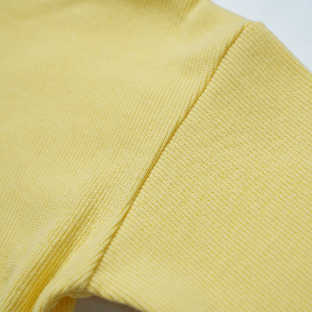 Poney Girls Yellow 2-piece Hoodie & Shorts Set
