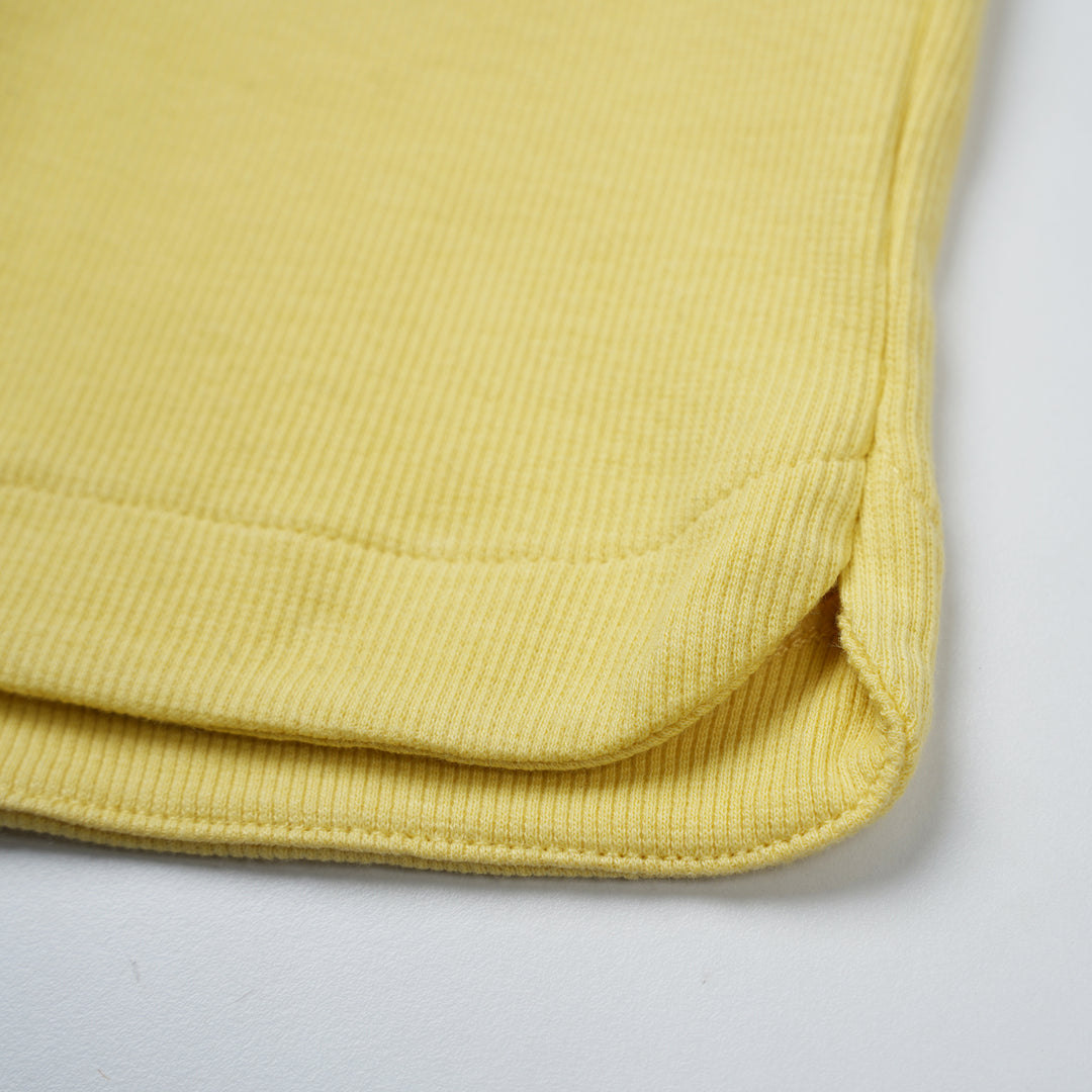 Poney Girls Yellow 2-piece Hoodie & Shorts Set