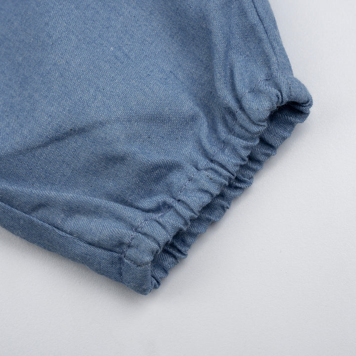 Poney Girls Denim Buttoned Trousers