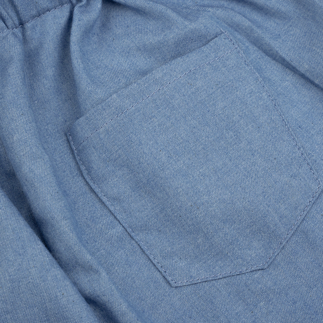 Poney Girls Denim Buttoned Trousers