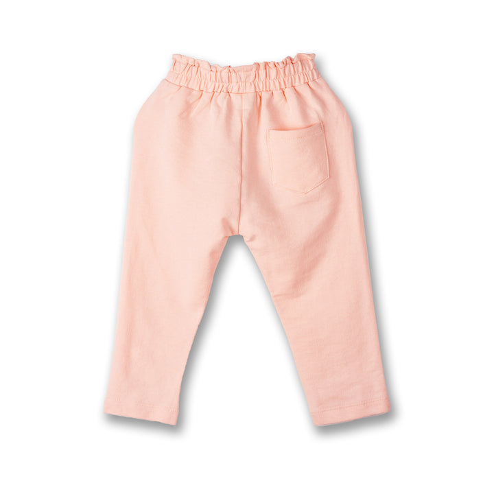 Poney Girls Light Orange Jogger Pants Pants