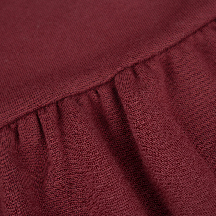Poney Girls Maroon Sleeveless Dress