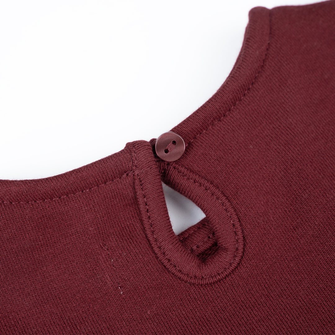 Poney Girls Maroon Sleeveless Dress