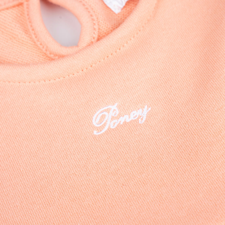 Poney Girls Light Orange Sleeveless Dress