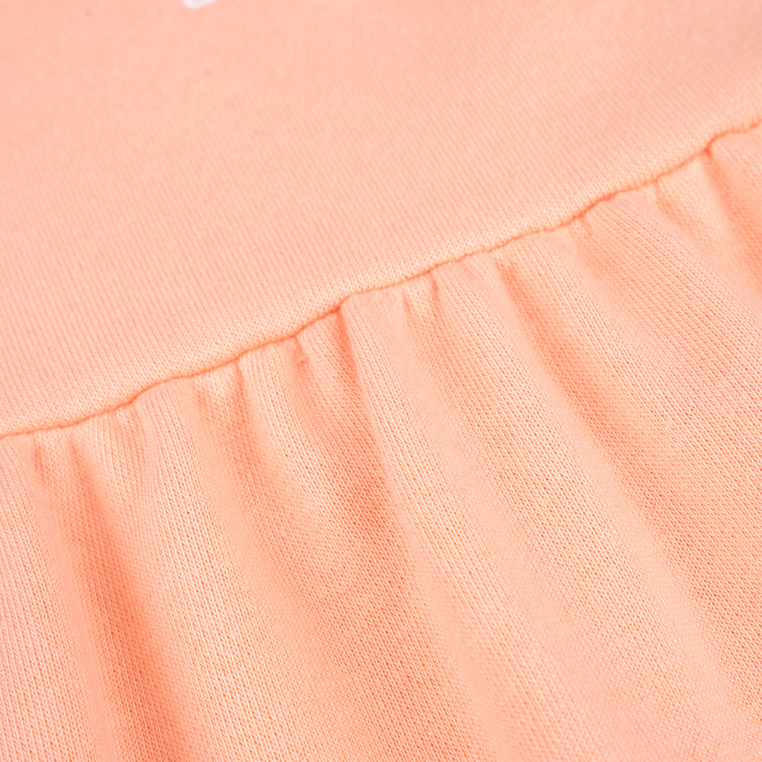 Poney Girls Light Orange Sleeveless Dress