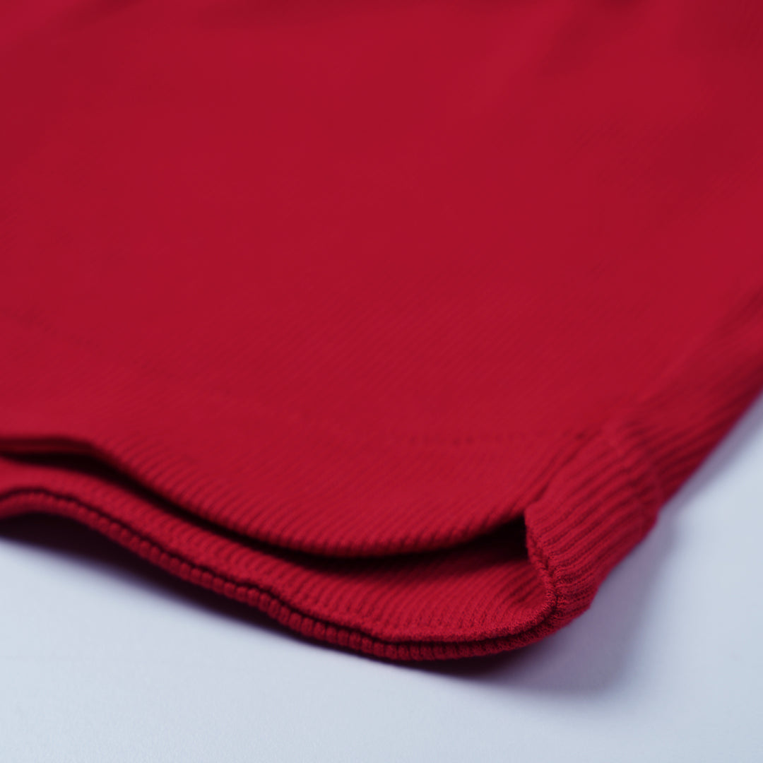 Poney Girls Red 2-piece Hoodie & Shorts Set