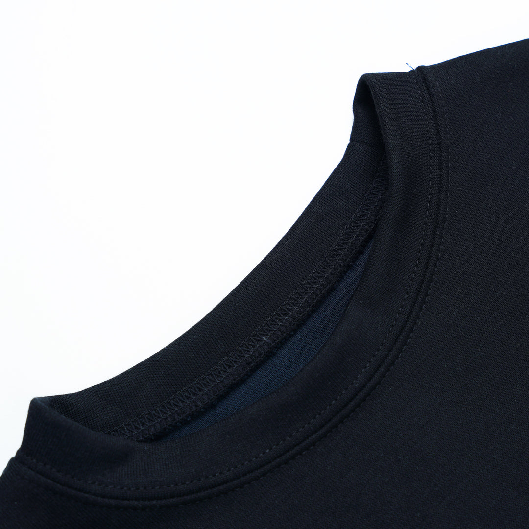Poney Boys Navy Blocking Colour Oversized Tee