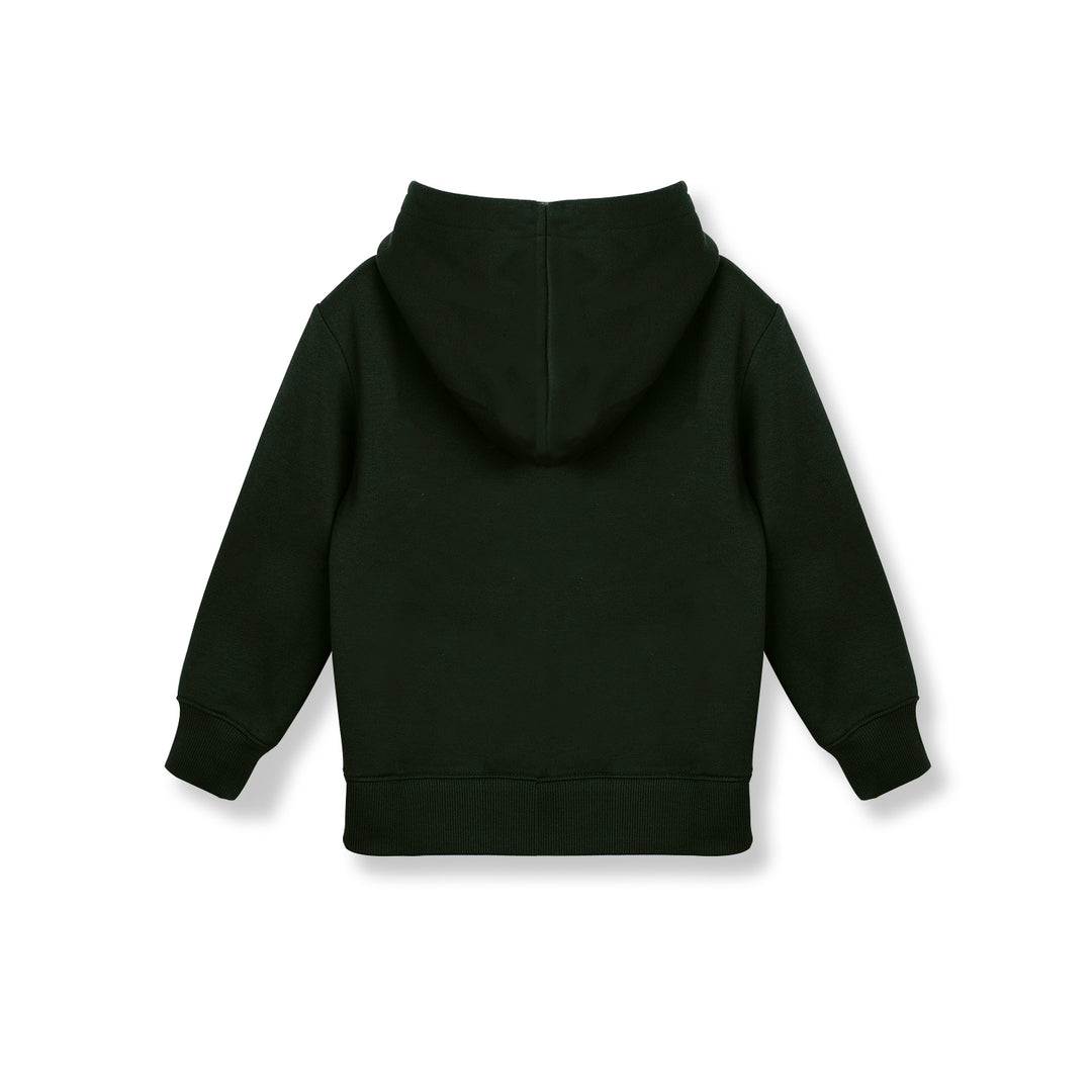 Poney Boys Green Poney Hooded Sweatshirt