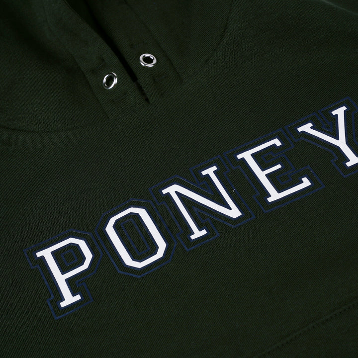 Poney Boys Green Poney Hooded Sweatshirt