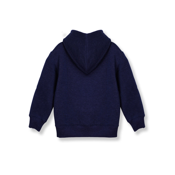 Poney Boys Navy Poney Hooded Sweatshirt
