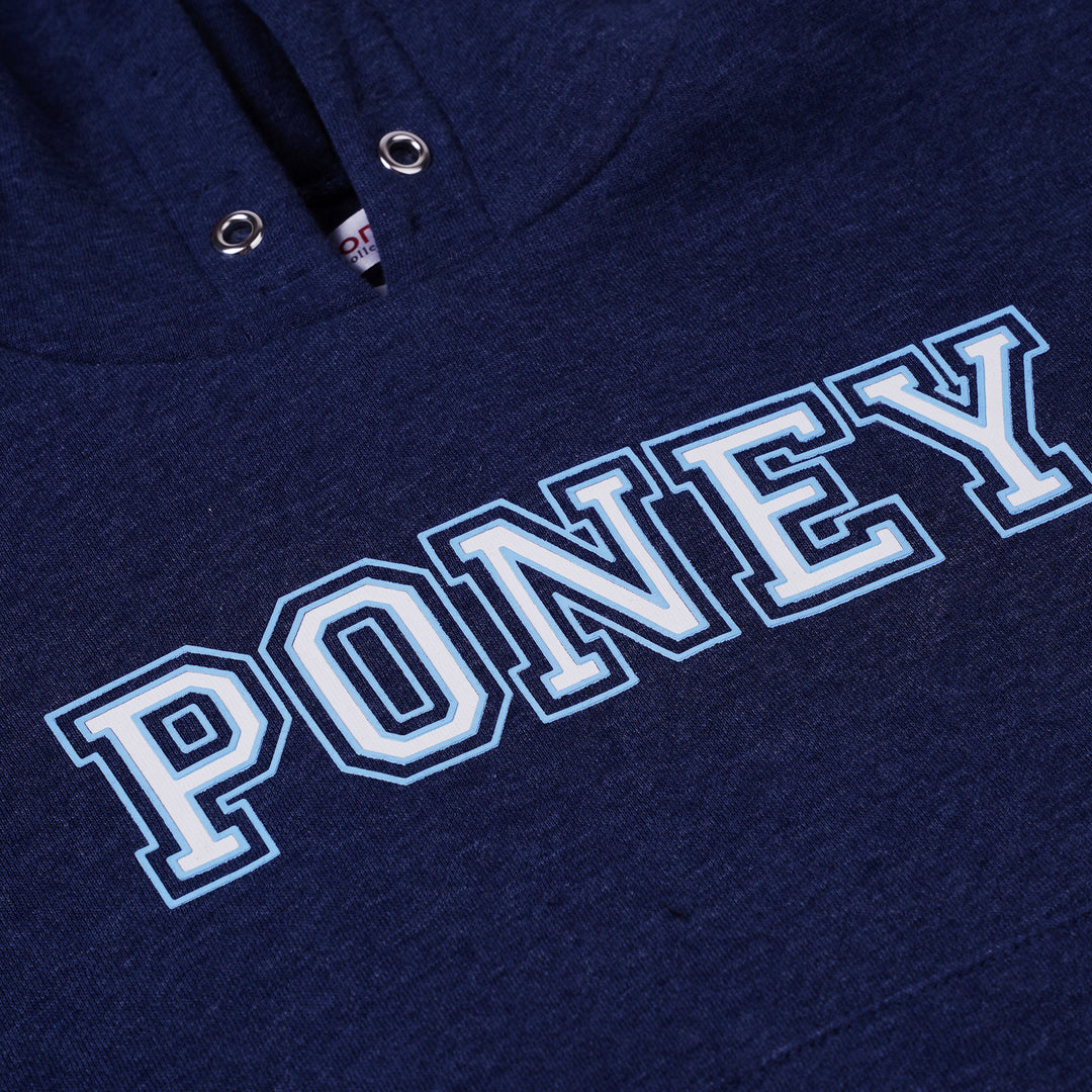 Poney Boys Navy Poney Hooded Sweatshirt