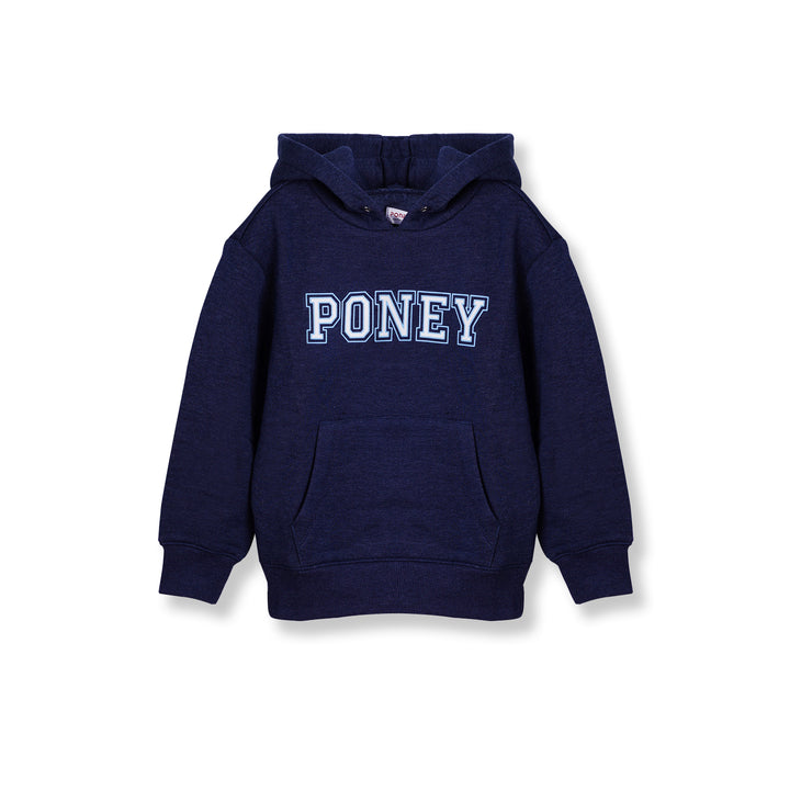Poney Boys Navy Poney Hooded Sweatshirt