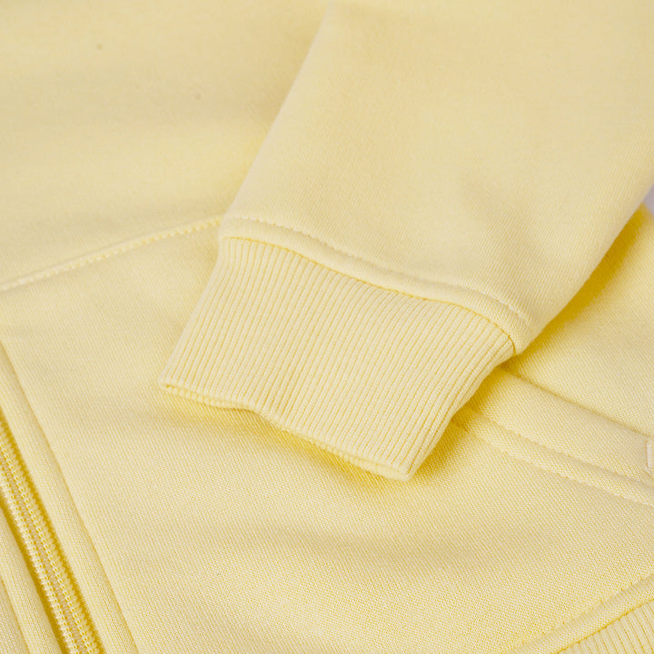 Poney Boys Yellow Zipper Hooded Jacket