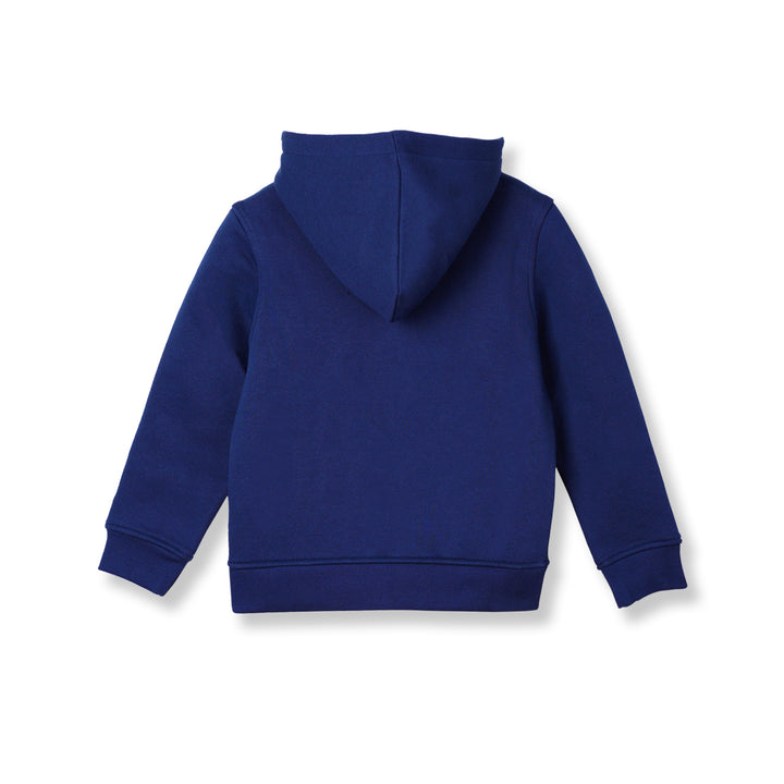 Poney Boys Blue Zipper Hooded Jacket