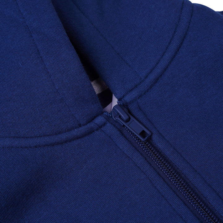 Poney Boys Blue Zipper Hooded Jacket