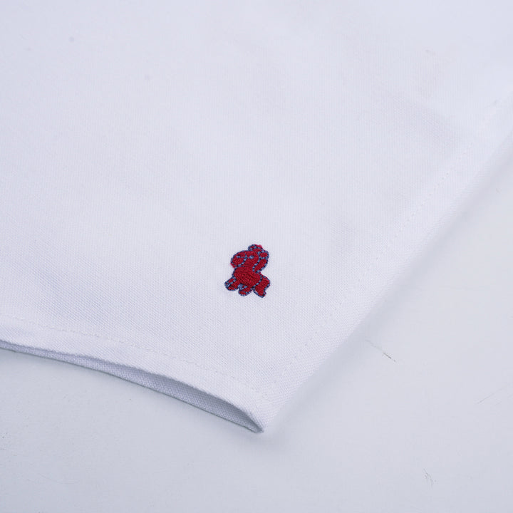 Poney Boys White Oxford Button Down Long Sleeve Shirt