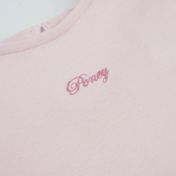 Poney Girls Fuchsia Cheeky Pink Short Sleeve Dress