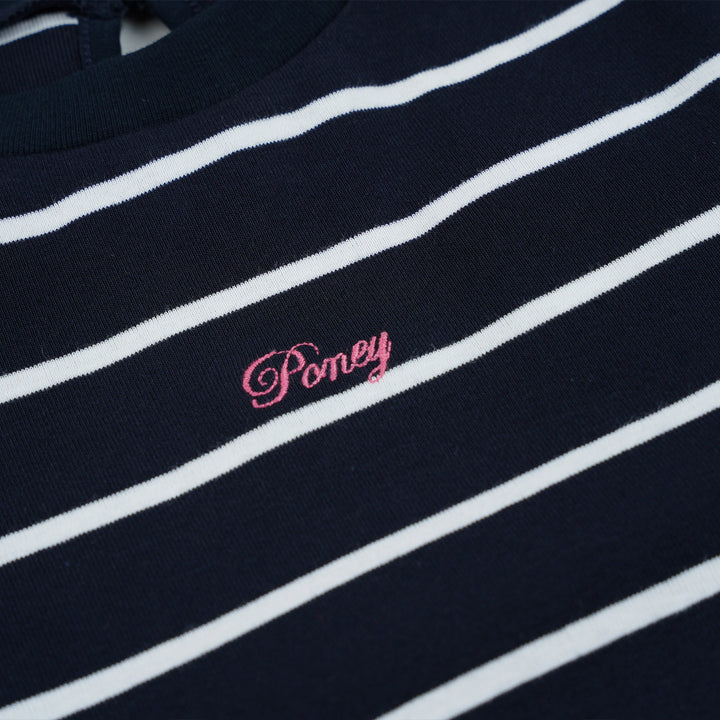 Poney Girls Navy Blue Onyx Short Sleeve Dress