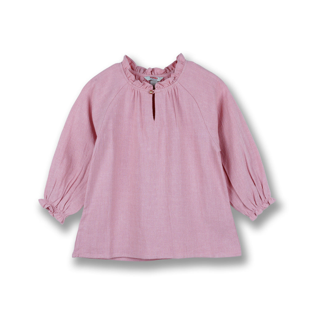 Girls pink outlet blouse