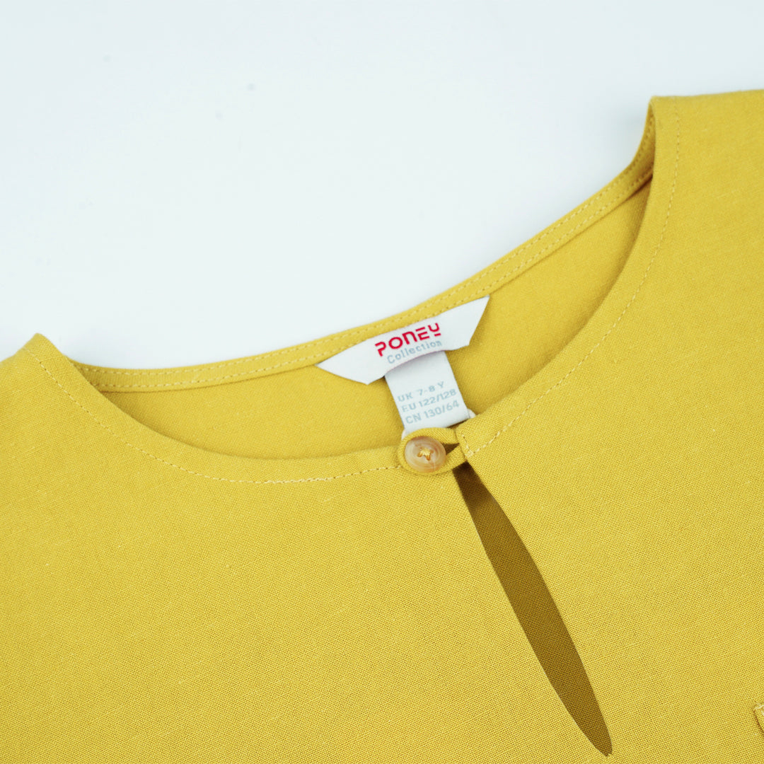 Poney Boys Mustard Blazing Yellow Long Sleeve Shirt