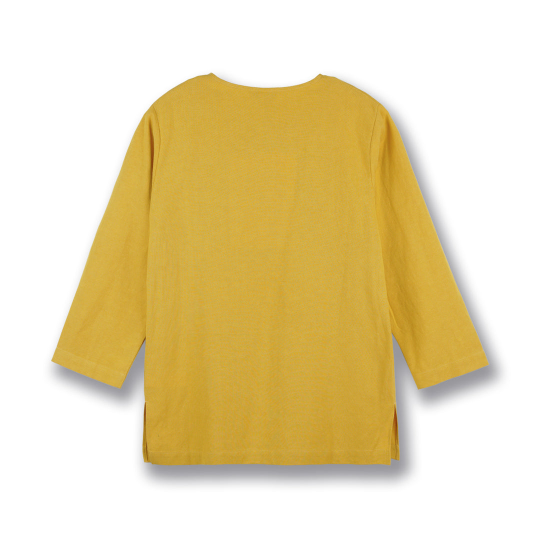 Poney Boys Mustard Blazing Yellow Long Sleeve Shirt