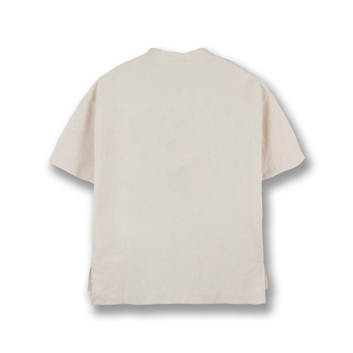 Poney Boys Beige Light Taupe Short Sleeve Shirt