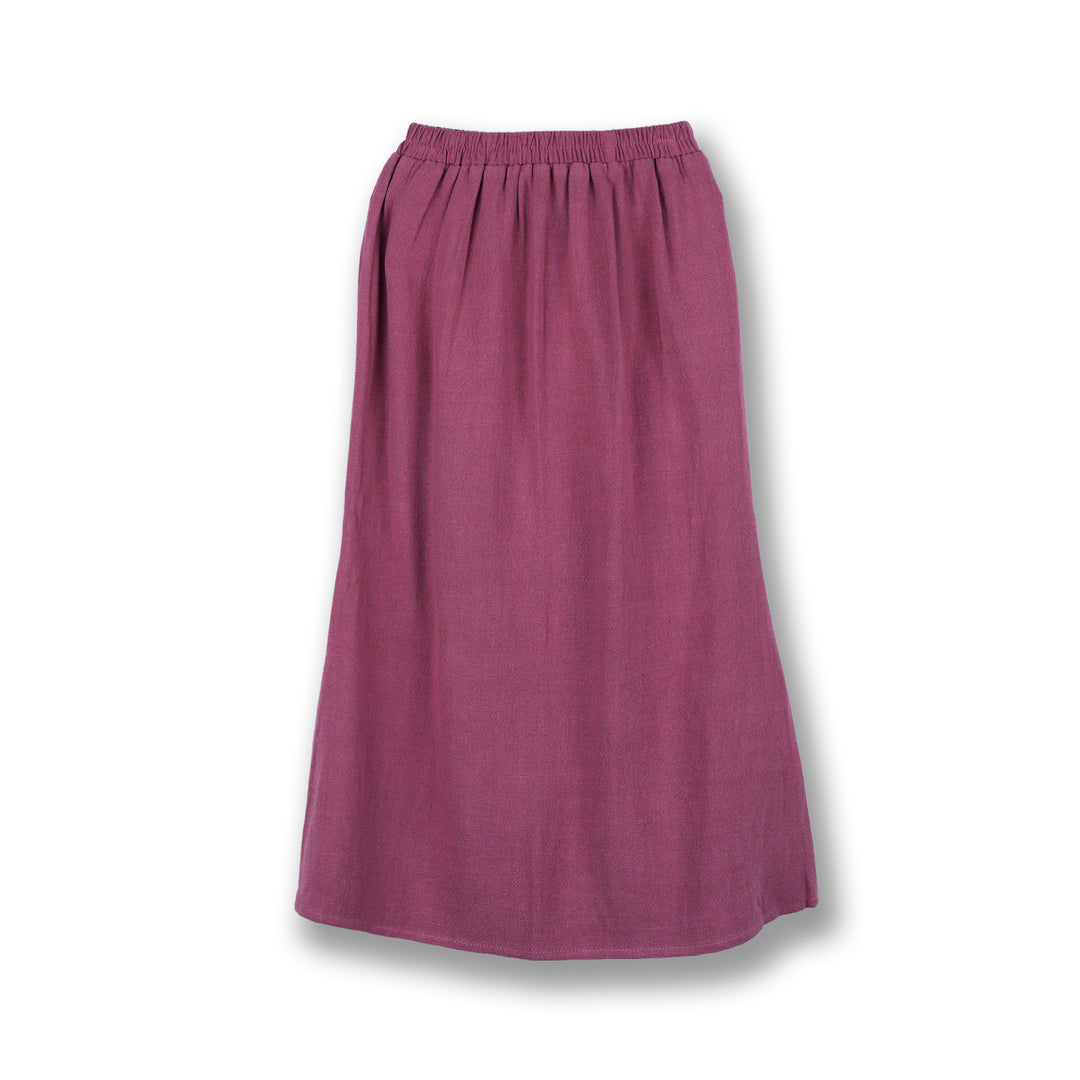 Poney Girls Fuchsia Gathered Long Skirt – Poney Group