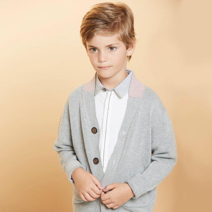 [Clearance] Poney Boys Long Sleeve Cardigan 1908