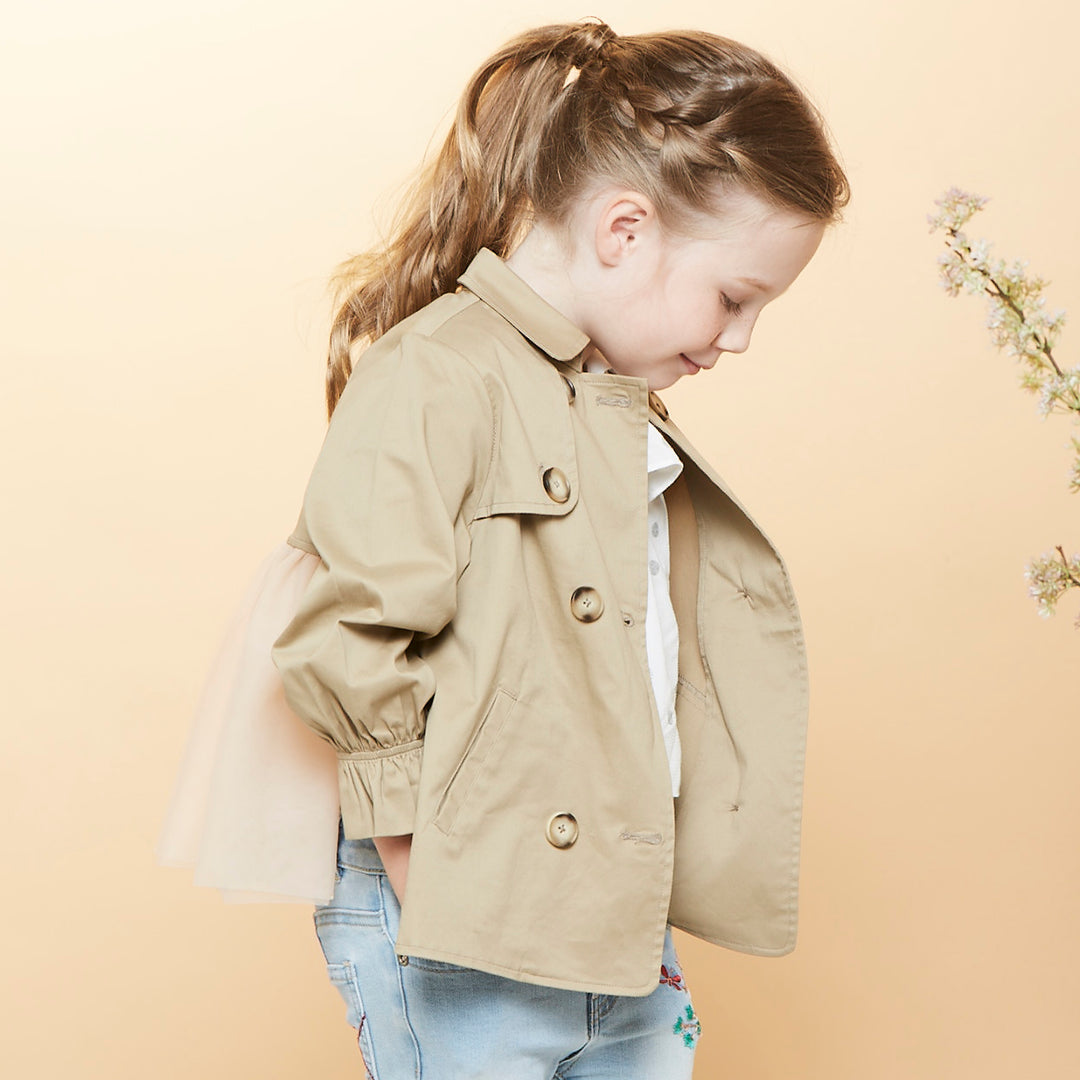 [Clearance] Poney Girls Trench Coat2017