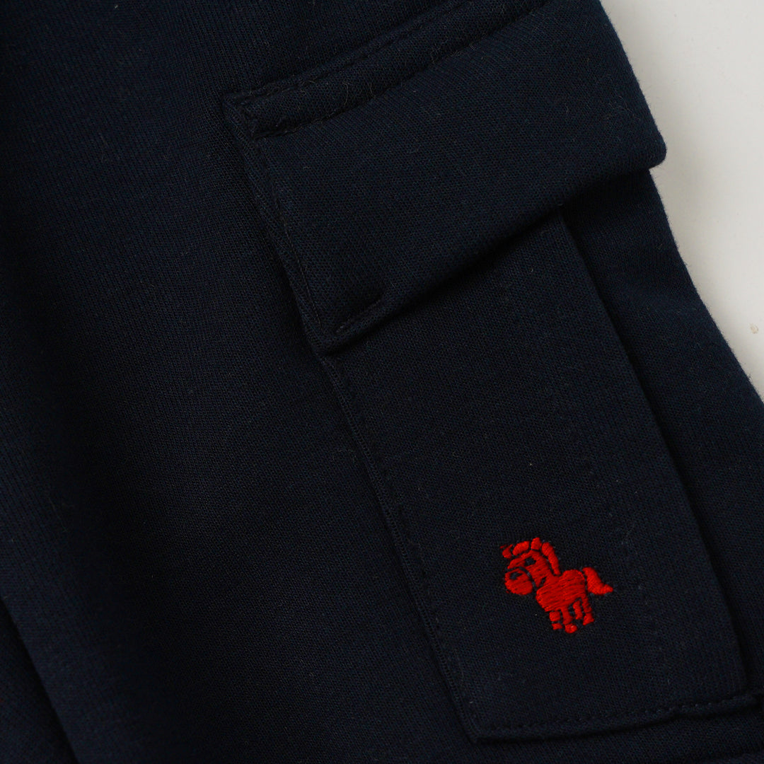 Poney Boys Navy Cargo Long Pants