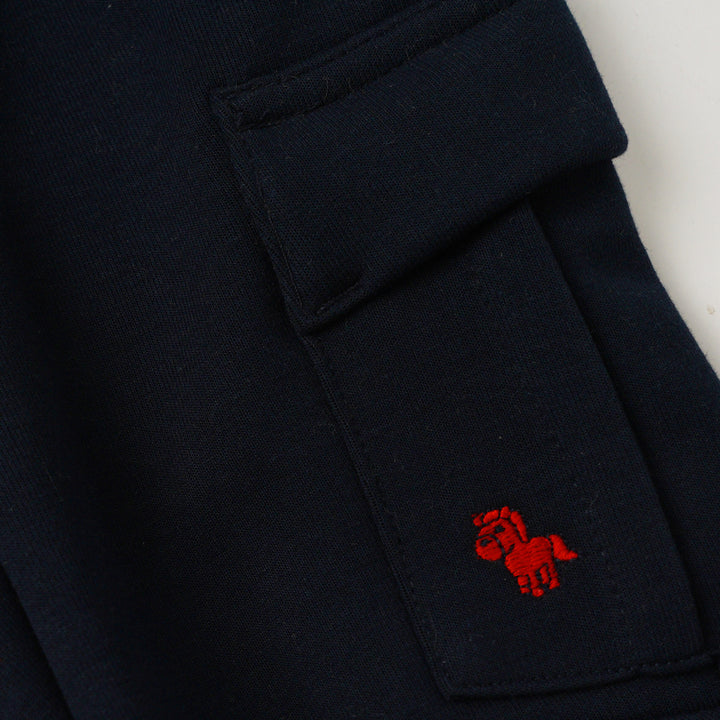 Poney Boys Navy Cargo Long Pants