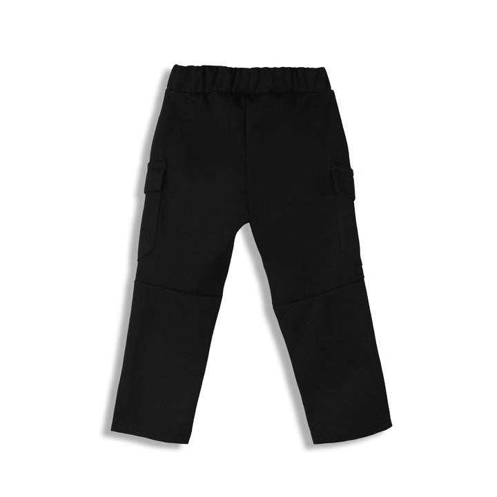 Poney Boys Black Cargo Long Pants