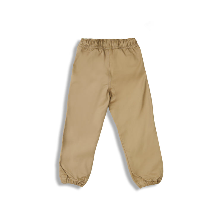 Poney Boys Khaki Twill Jogger Pants