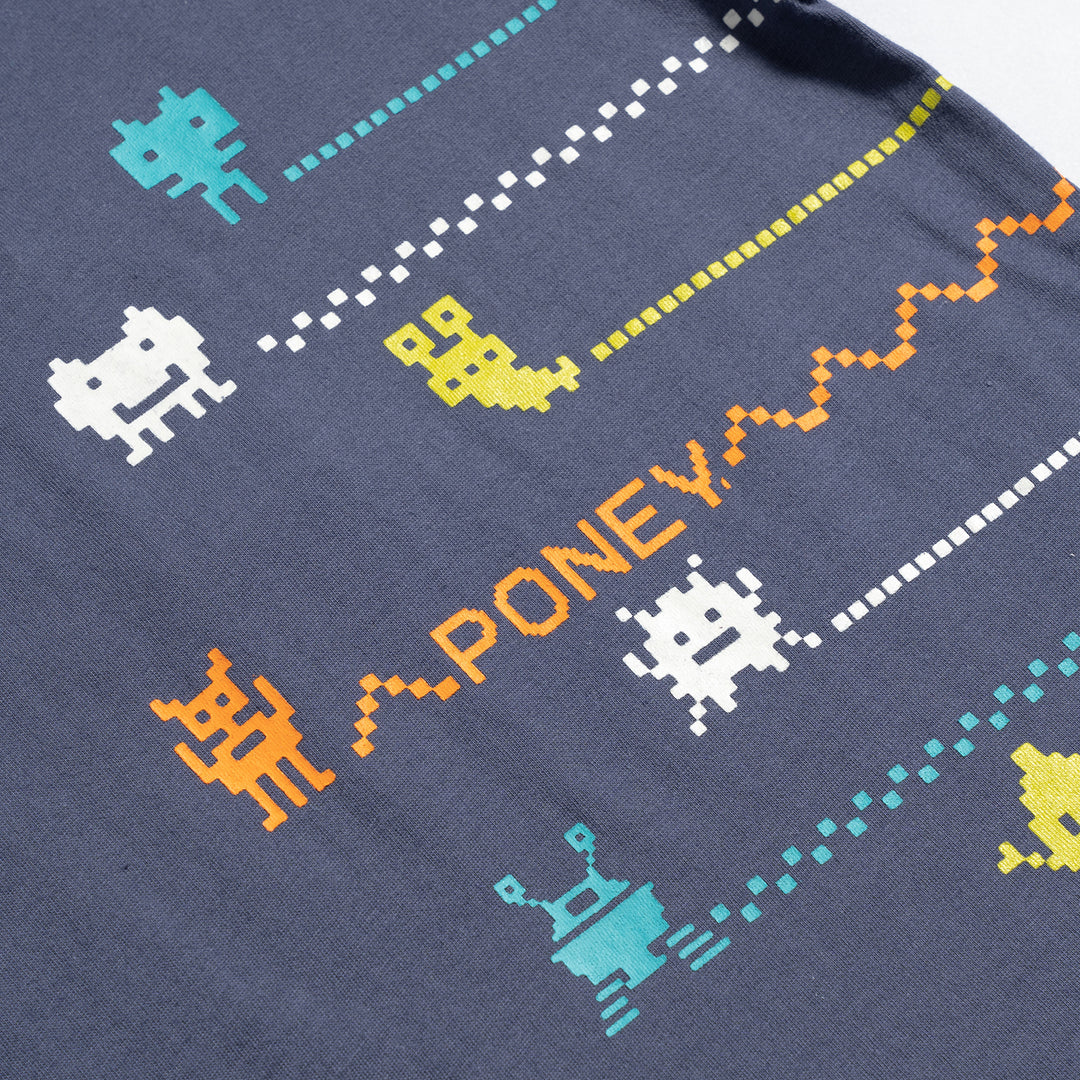 Poney Pixel Monster Boys Short Sleeve Tee