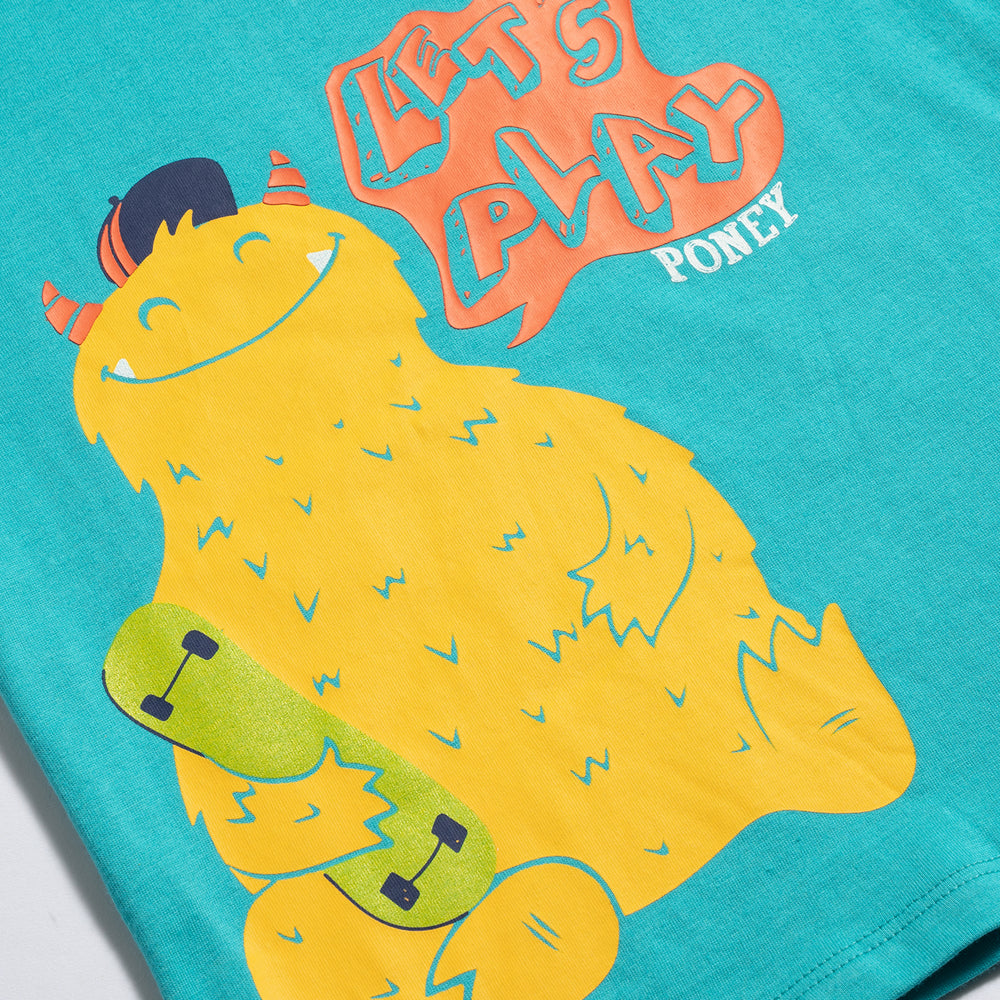 Poney Let's Play Boys Short Sleeve Tee