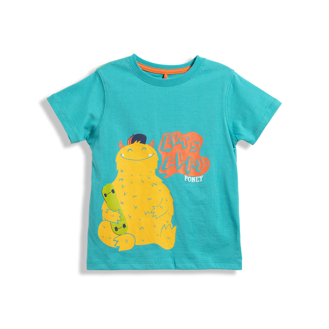 Poney Let's Play Boys Short Sleeve Tee