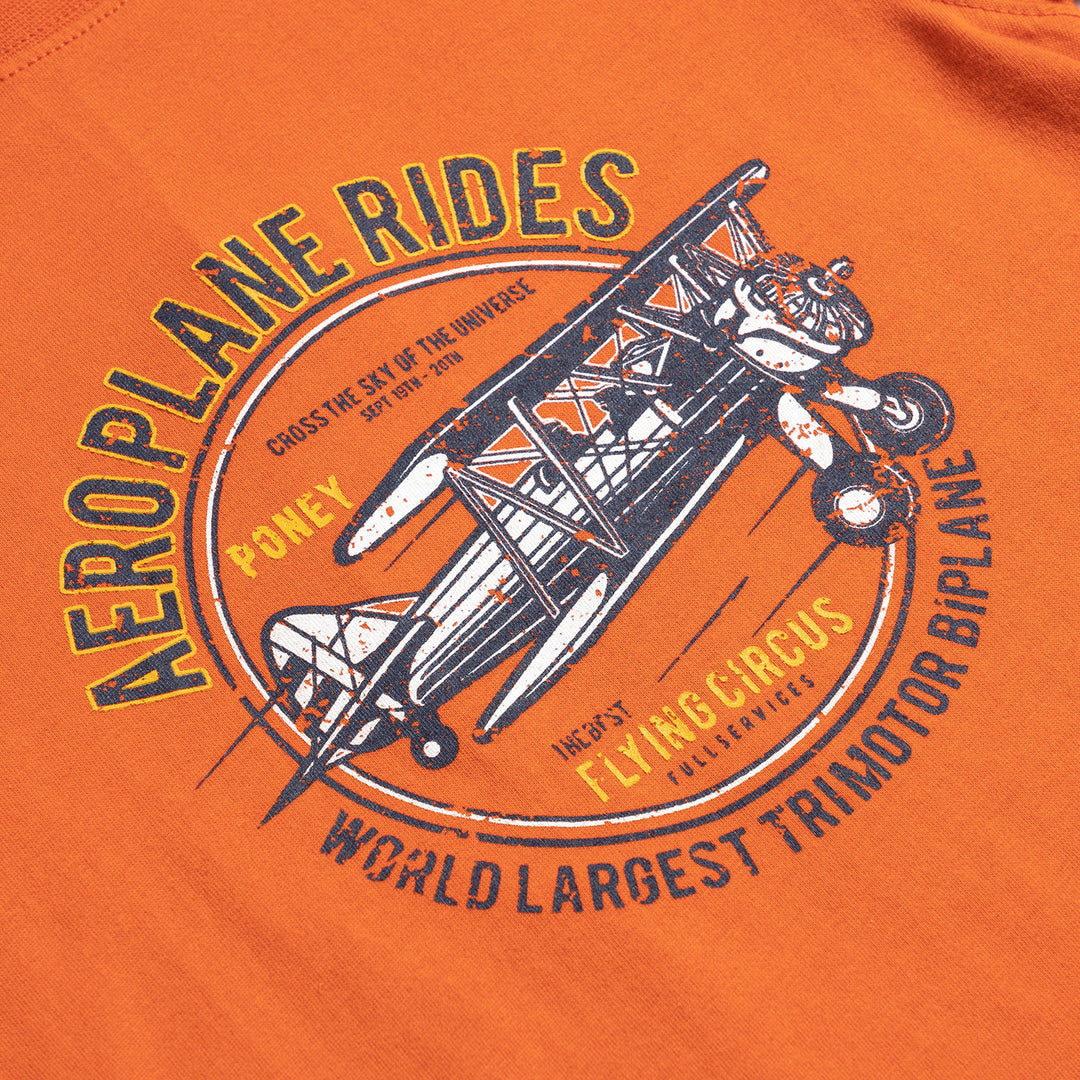 Poney Aeroplane Rides Boys Short Sleeve Tee