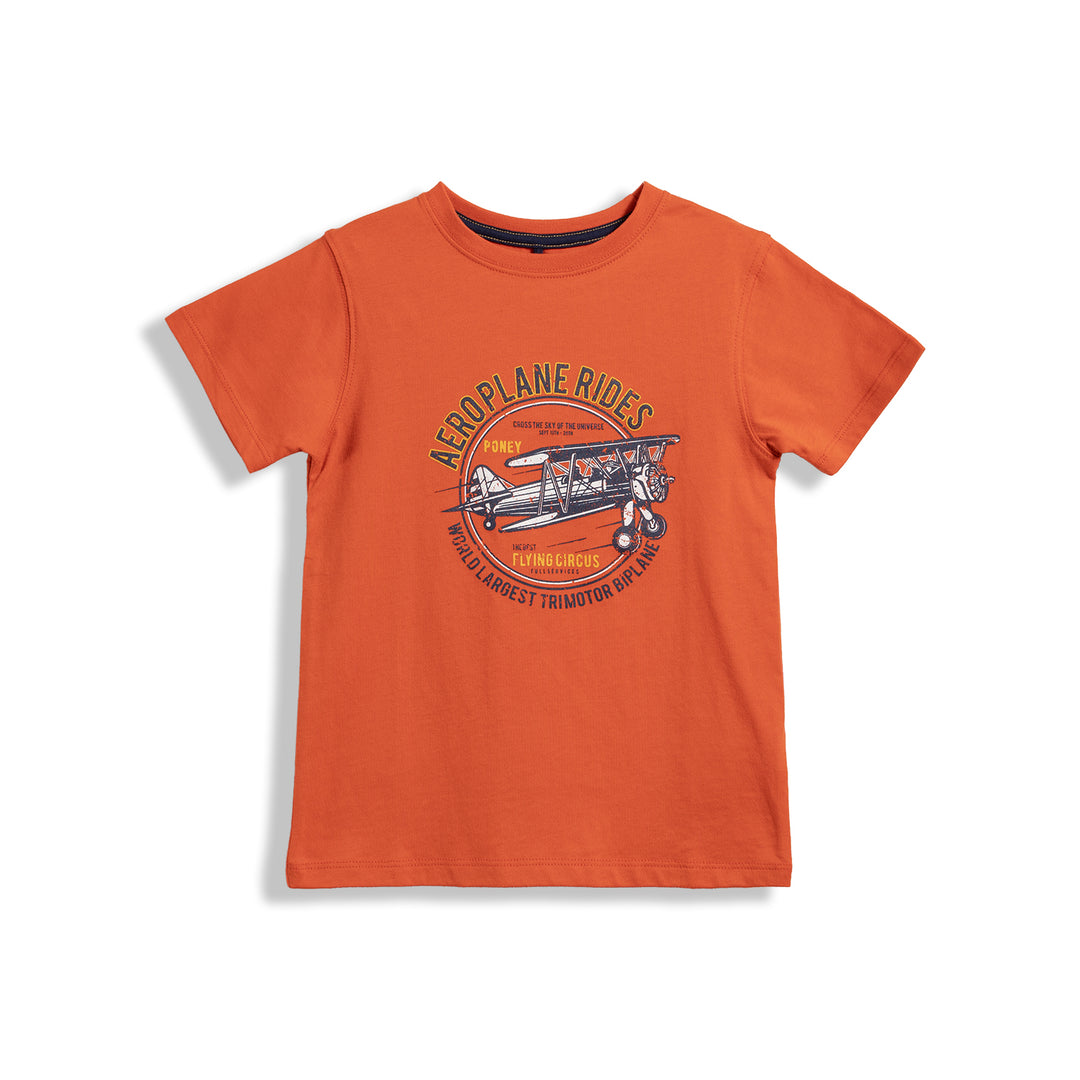 Poney Aeroplane Rides Boys Short Sleeve Tee