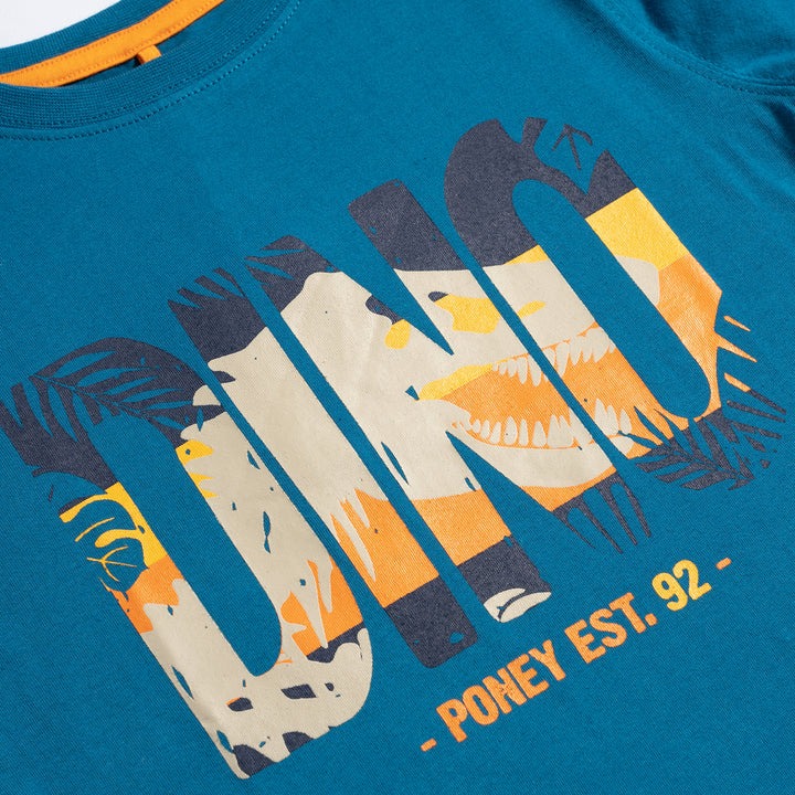 Poney Dino T-Rex Boys Short Sleeve Tee