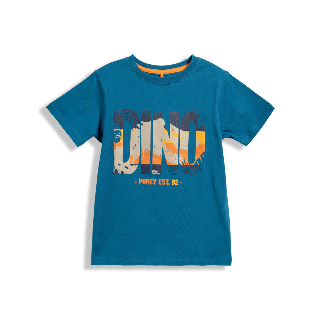 Poney Dino T-Rex Boys Short Sleeve Tee