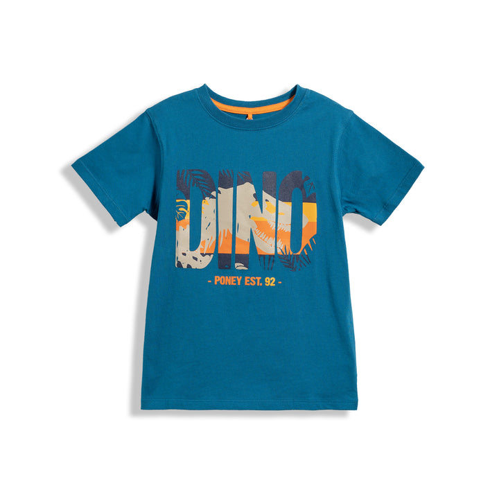 Poney Dino T-Rex Boys Short Sleeve Tee