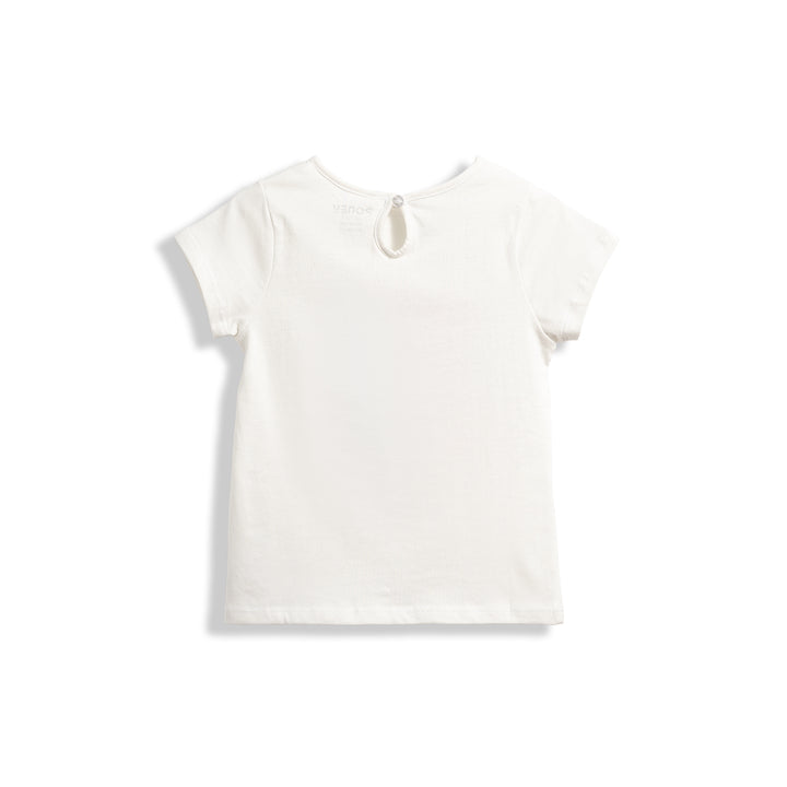 Poney Little Ballerina Bunny Girls Short Sleeve Tee