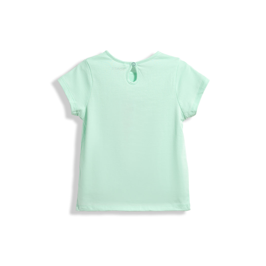 Poney Playful Cat Friends Girls Short Sleeve Tee