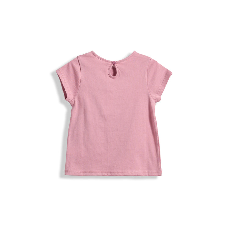 Poney Pretty In Pink Swan Girls Short Sleeve Tee