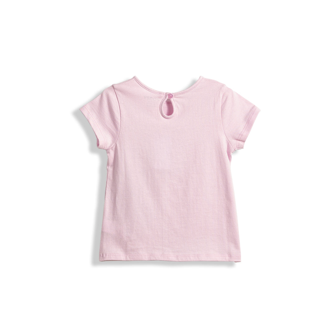 Poney Flowery Unicorn Girls Short Sleeve Tee