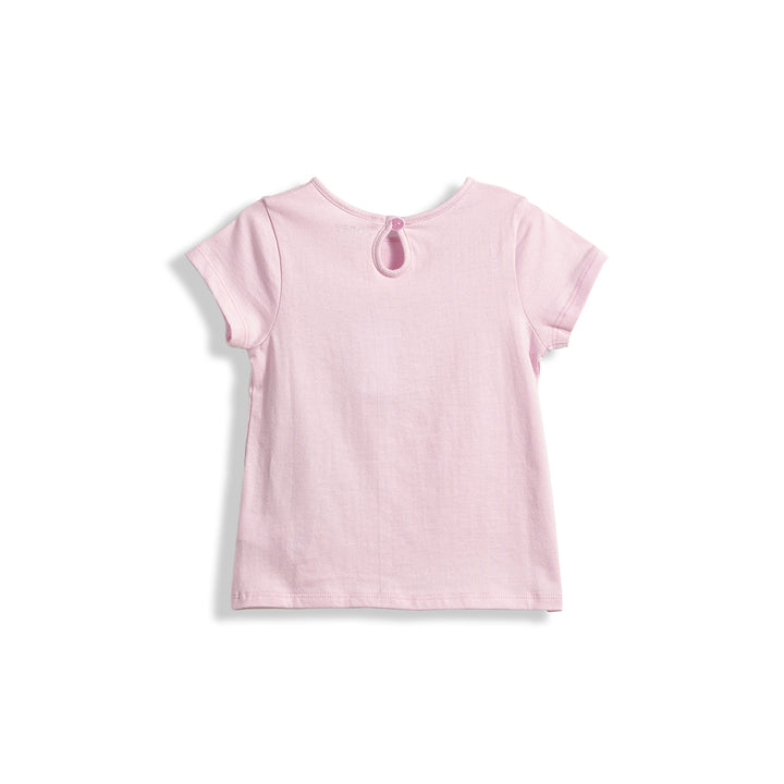 Poney Flowery Unicorn Girls Short Sleeve Tee