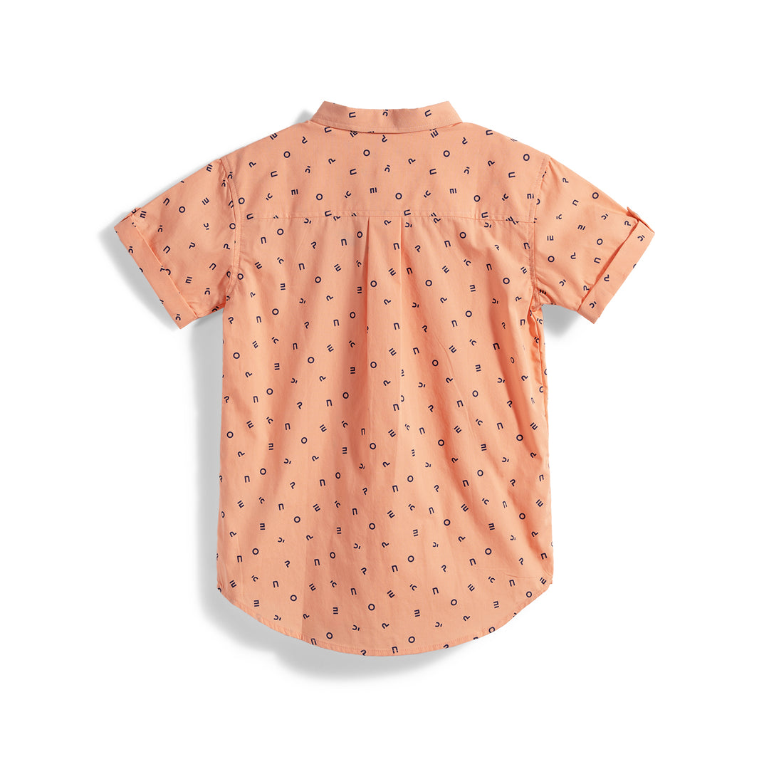 Poney Prairie Sunset Basic Logo Short Sleeve Shirt