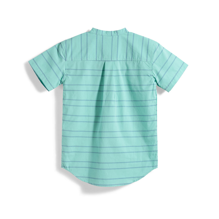 Poney Beach Glass Striped Short Sleeve Shirt