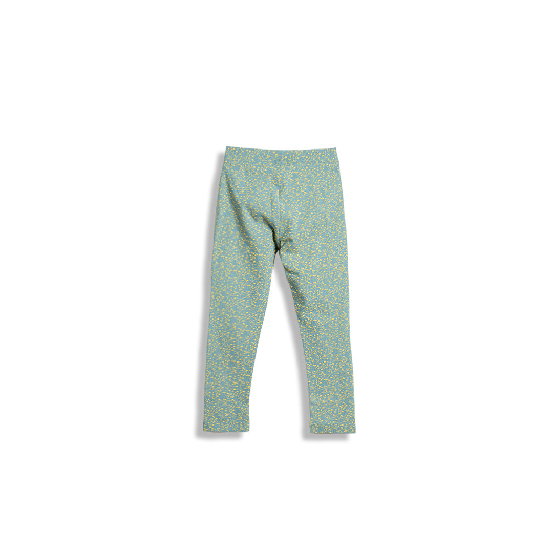 Poney Girls Turquoise Gypsophila Leggings