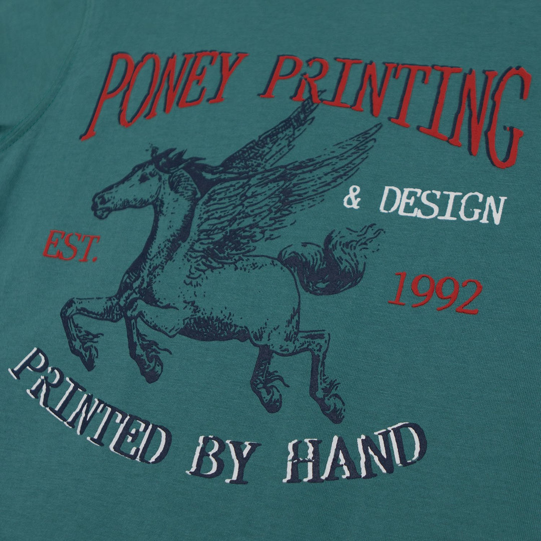 Poney Boys Vintage Pegasus Round Neck Short Sleeve Tee